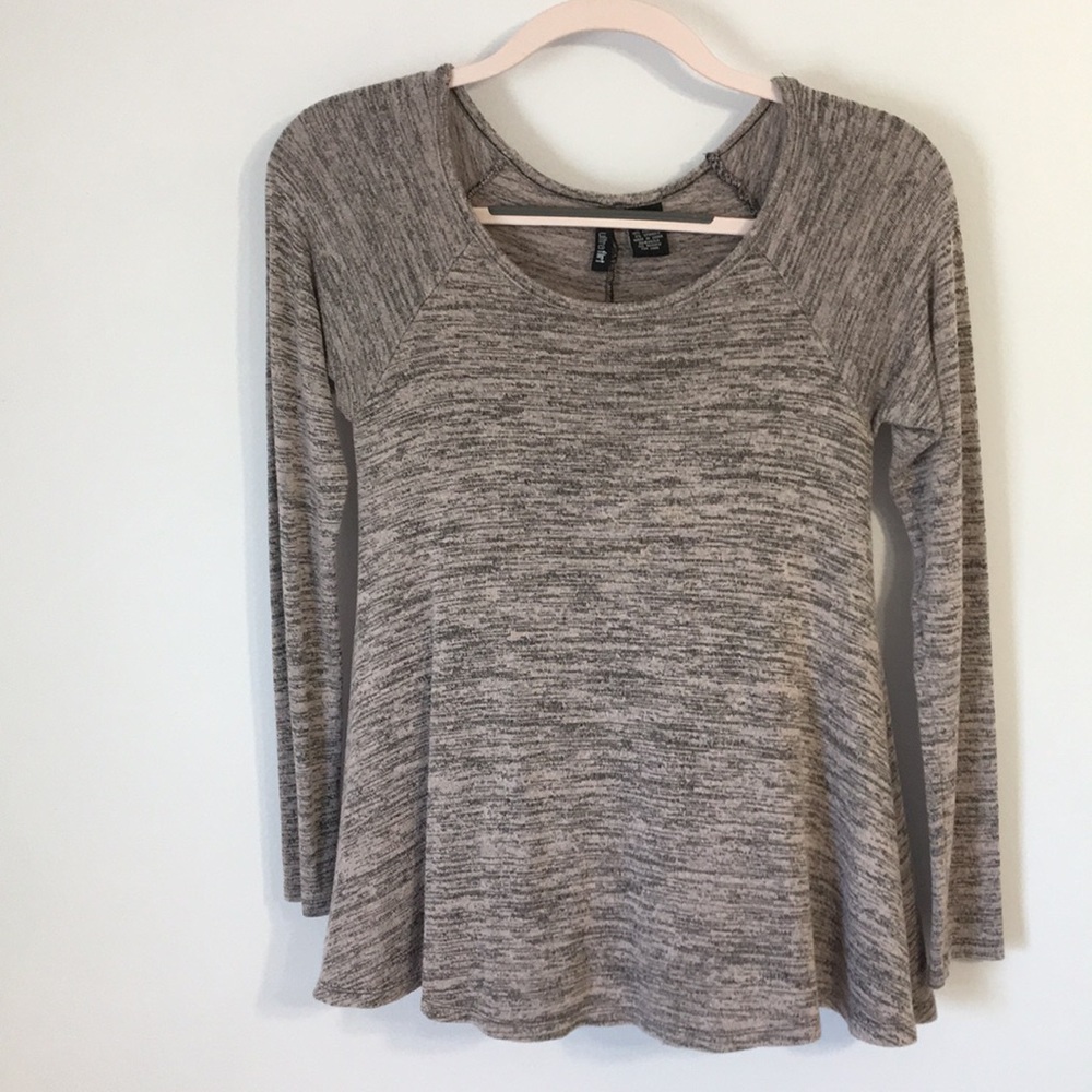 long sleeve brown shirt